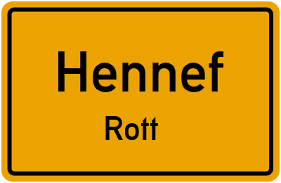 Straßenverzeichnis Hennef Rott