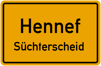 Straßenverzeichnis Hennef Süchterscheid