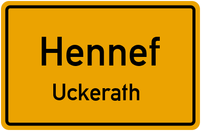 Straßenverzeichnis Hennef Uckerath