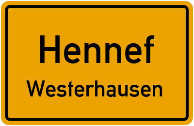 Straßenverzeichnis Hennef Westerhausen