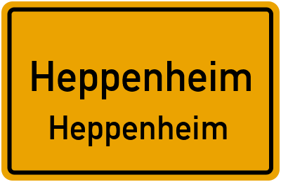 Straßenverzeichnis Heppenheim Heppenheim