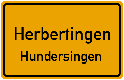 Straßenverzeichnis Herbertingen Hundersingen