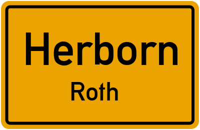 Straßenverzeichnis Herborn Roth