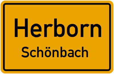 Straßenverzeichnis Herborn Schönbach
