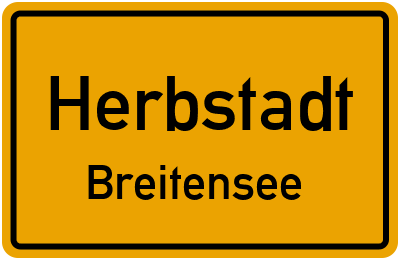 Straßenverzeichnis Herbstadt Breitensee