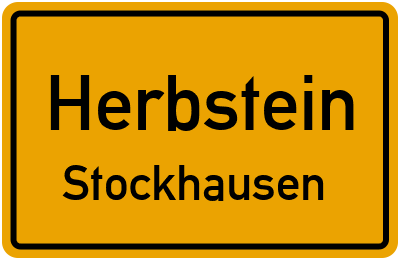 Straßenverzeichnis Herbstein Stockhausen
