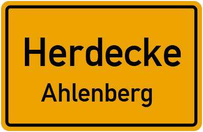 Straßenverzeichnis Herdecke Ahlenberg