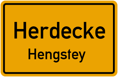 Straßenverzeichnis Herdecke Hengstey