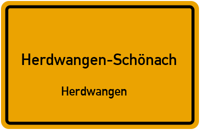 Straßenverzeichnis Herdwangen-Schönach Herdwangen