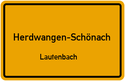 Straßenverzeichnis Herdwangen-Schönach Lautenbach