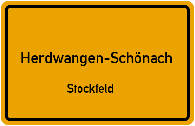 Straßenverzeichnis Herdwangen-Schönach Stockfeld