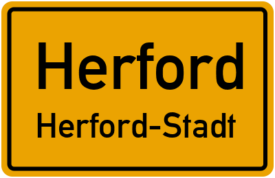 Straßenverzeichnis Herford Herford-Stadt
