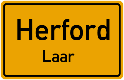 Straßenverzeichnis Herford Laar