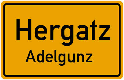 Straßenverzeichnis Hergatz Adelgunz