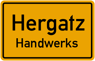 Straßenverzeichnis Hergatz Handwerks