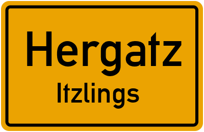 Straßenverzeichnis Hergatz Itzlings