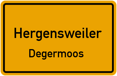 Straßenverzeichnis Hergensweiler Degermoos