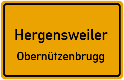 Straßenverzeichnis Hergensweiler Obernützenbrugg