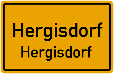 Straßenverzeichnis Hergisdorf Hergisdorf