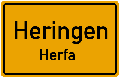 Straßenverzeichnis Heringen Herfa