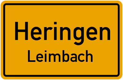 Straßenverzeichnis Heringen Leimbach