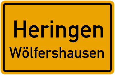 Straßenverzeichnis Heringen Wölfershausen