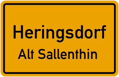 Straßenverzeichnis Heringsdorf Alt Sallenthin