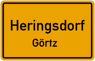 Straßenverzeichnis Heringsdorf Görtz