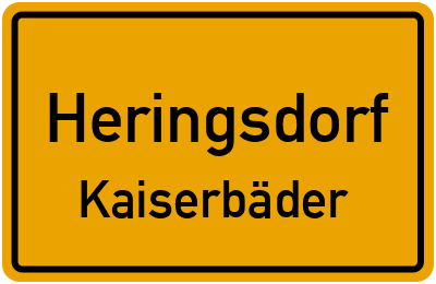 Straßenverzeichnis Heringsdorf Kaiserbäder