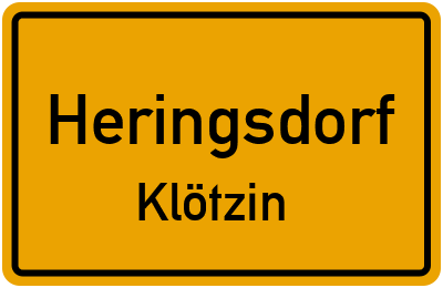 Straßenverzeichnis Heringsdorf Klötzin