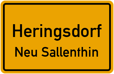 Straßenverzeichnis Heringsdorf Neu Sallenthin