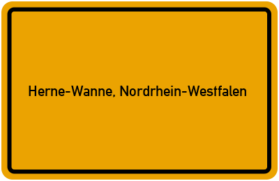 Branchenbuch Herne-Wanne, Nordrhein-Westfalen, Nordrhein-Westfalen
