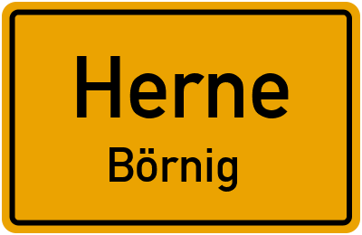 Straßenverzeichnis Herne Börnig