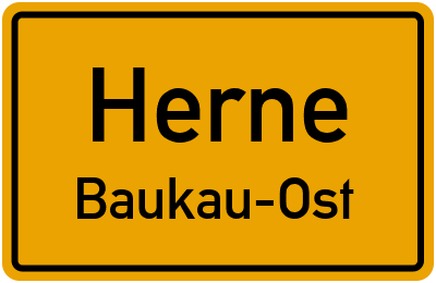 Straßenverzeichnis Herne Baukau-Ost