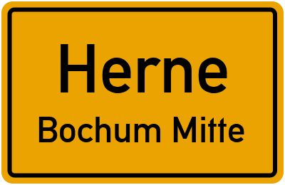 Straßenverzeichnis Herne Bochum Mitte