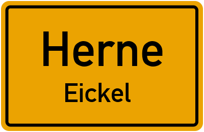 Straßenverzeichnis Herne Eickel
