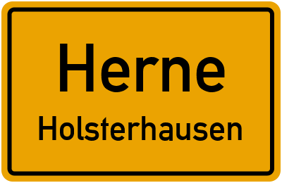 Straßenverzeichnis Herne Holsterhausen