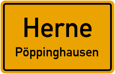 Straßenverzeichnis Herne Pöppinghausen