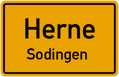 Straßenverzeichnis Herne Sodingen