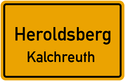 Straßenverzeichnis Heroldsberg Kalchreuth