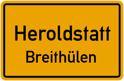 Straßenverzeichnis Heroldstatt Breithülen