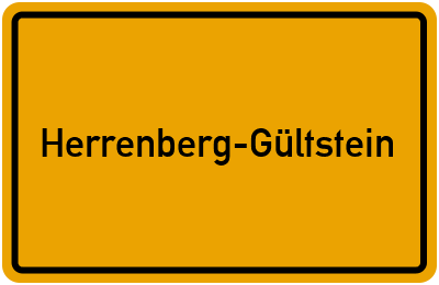 Branchenbuch Herrenberg-Gültstein, Baden-Württemberg