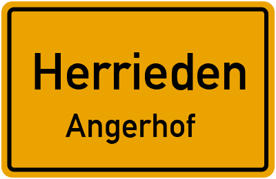 Straßenverzeichnis Herrieden Angerhof