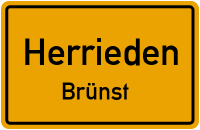 Straßenverzeichnis Herrieden Brünst