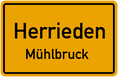 Straßenverzeichnis Herrieden Mühlbruck