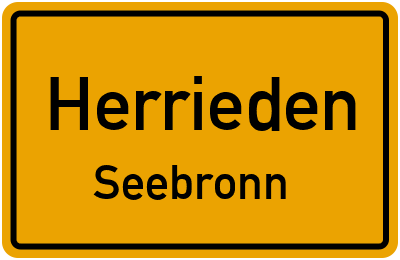 Straßenverzeichnis Herrieden Seebronn
