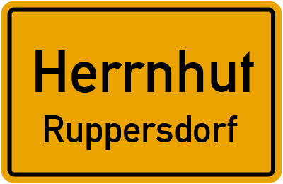 Straßenverzeichnis Herrnhut Ruppersdorf