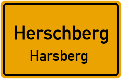 Straßenverzeichnis Herschberg Harsberg