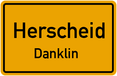 Straßenverzeichnis Herscheid Danklin