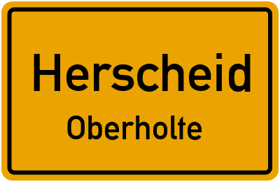 Straßenverzeichnis Herscheid Oberholte